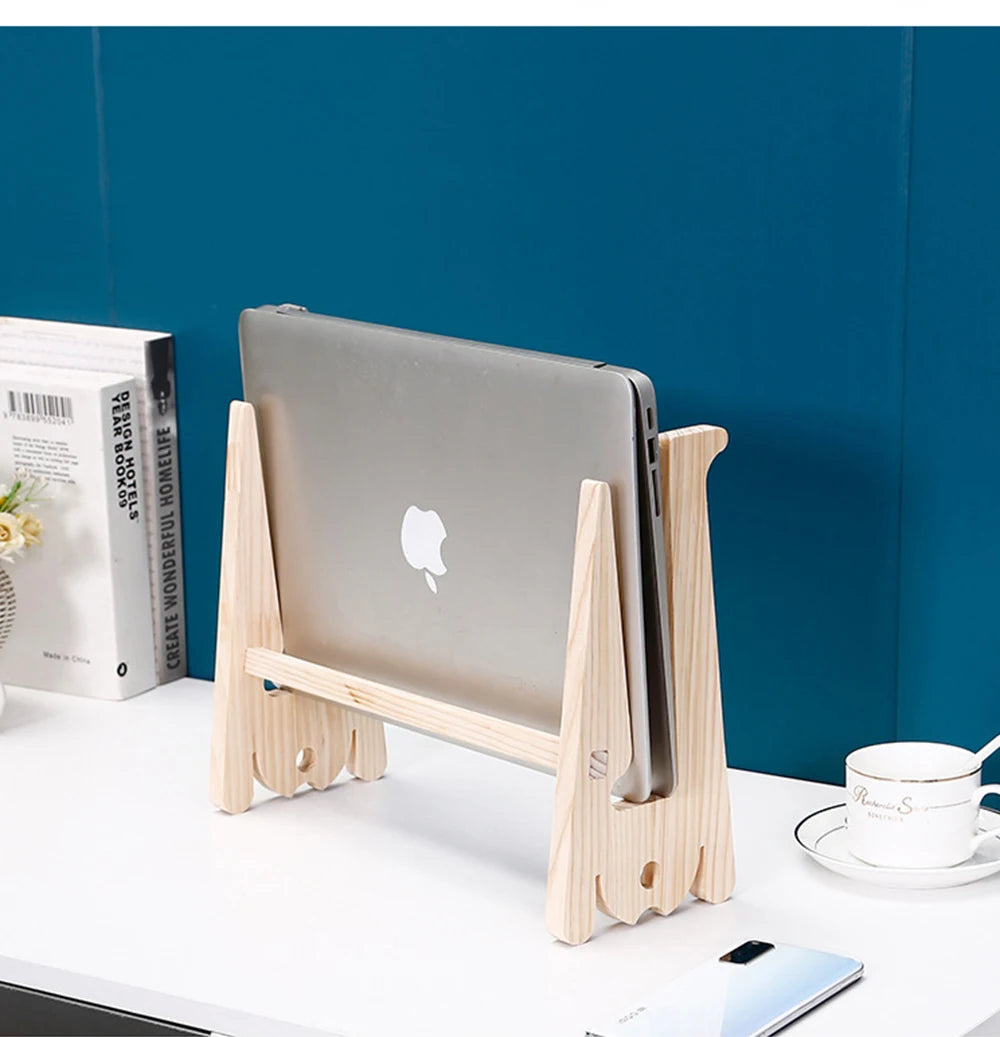 Bamboo Grain Laptop Stand