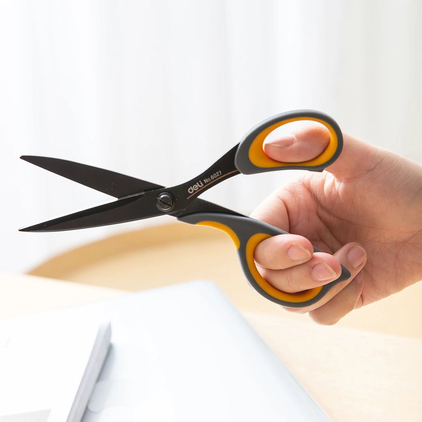 Stainless Steel Scissors by Deli