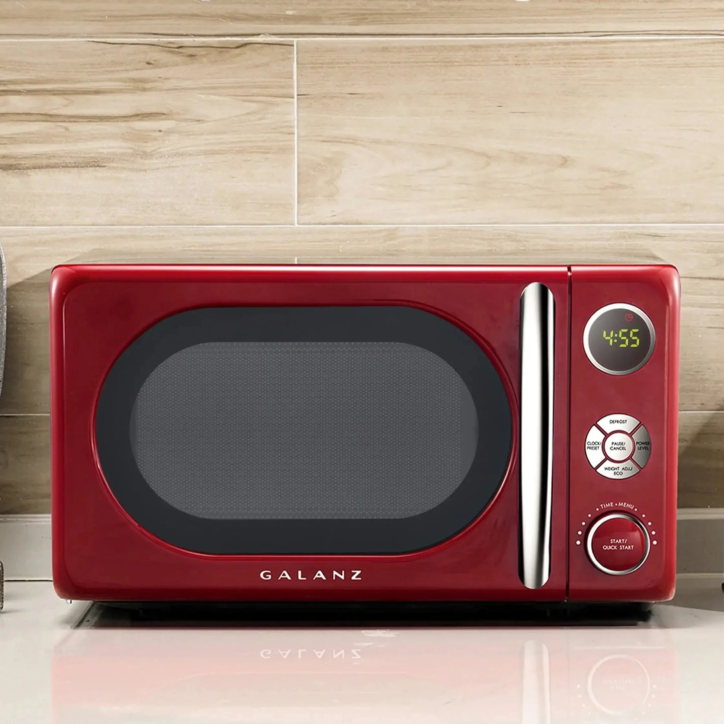 Retro Countertop Microwave Oven by Galanz