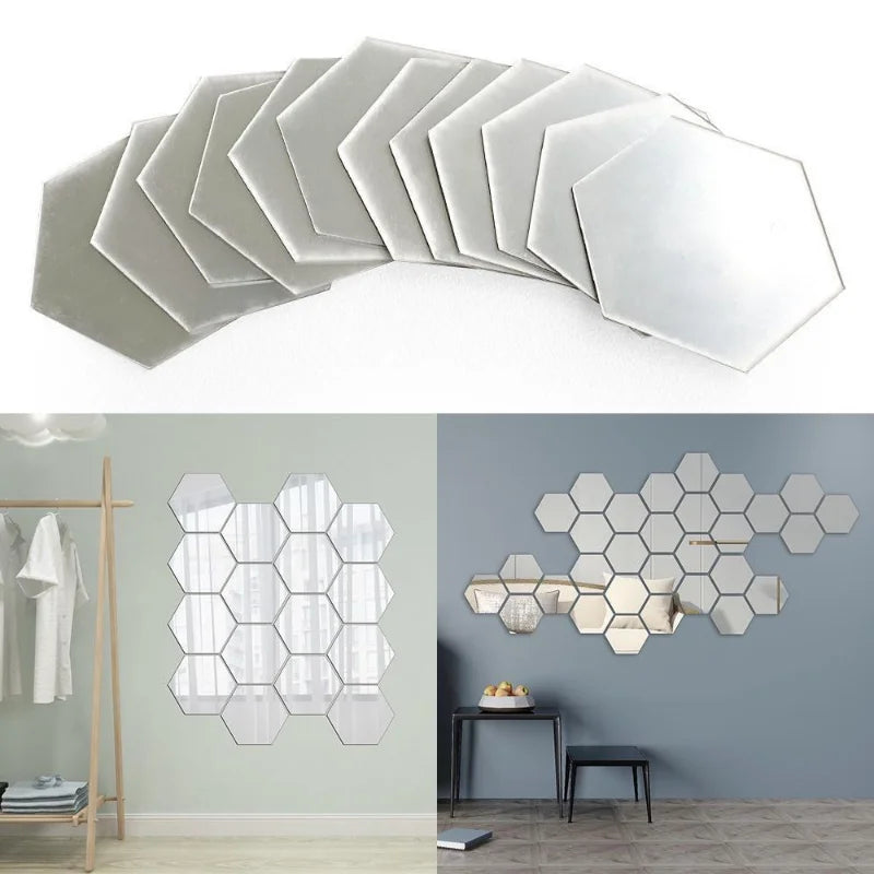 Hexagon Mirror Mosaic