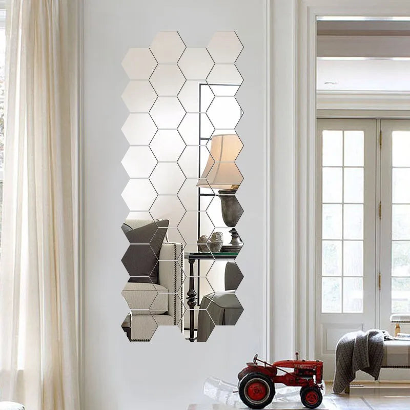 Hexagon Mirror Mosaic