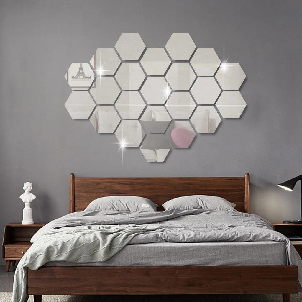 Hexagon Mirror Mosaic