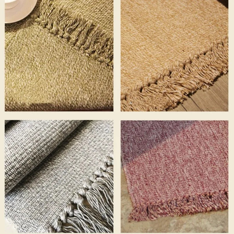 Linen Tassel Rug